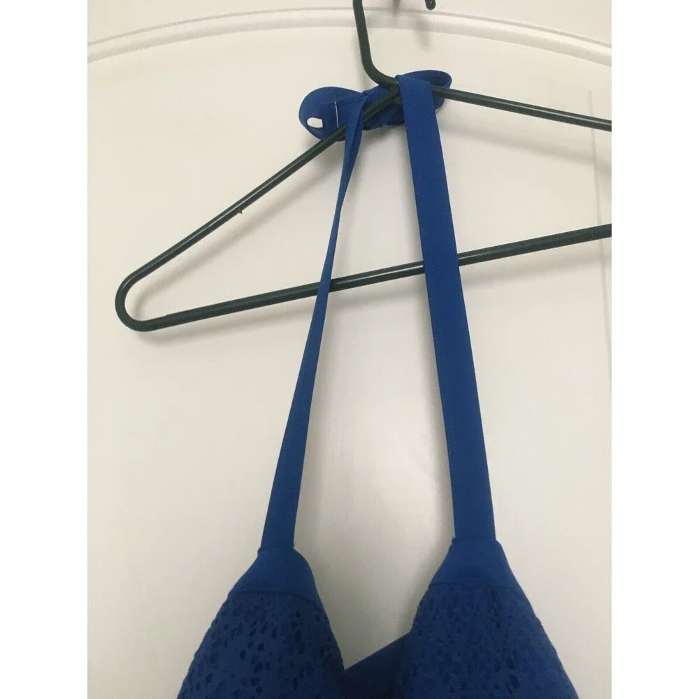 Tinibikini Women's Halter SwimSuit 1-Piece Size Unknown Blue